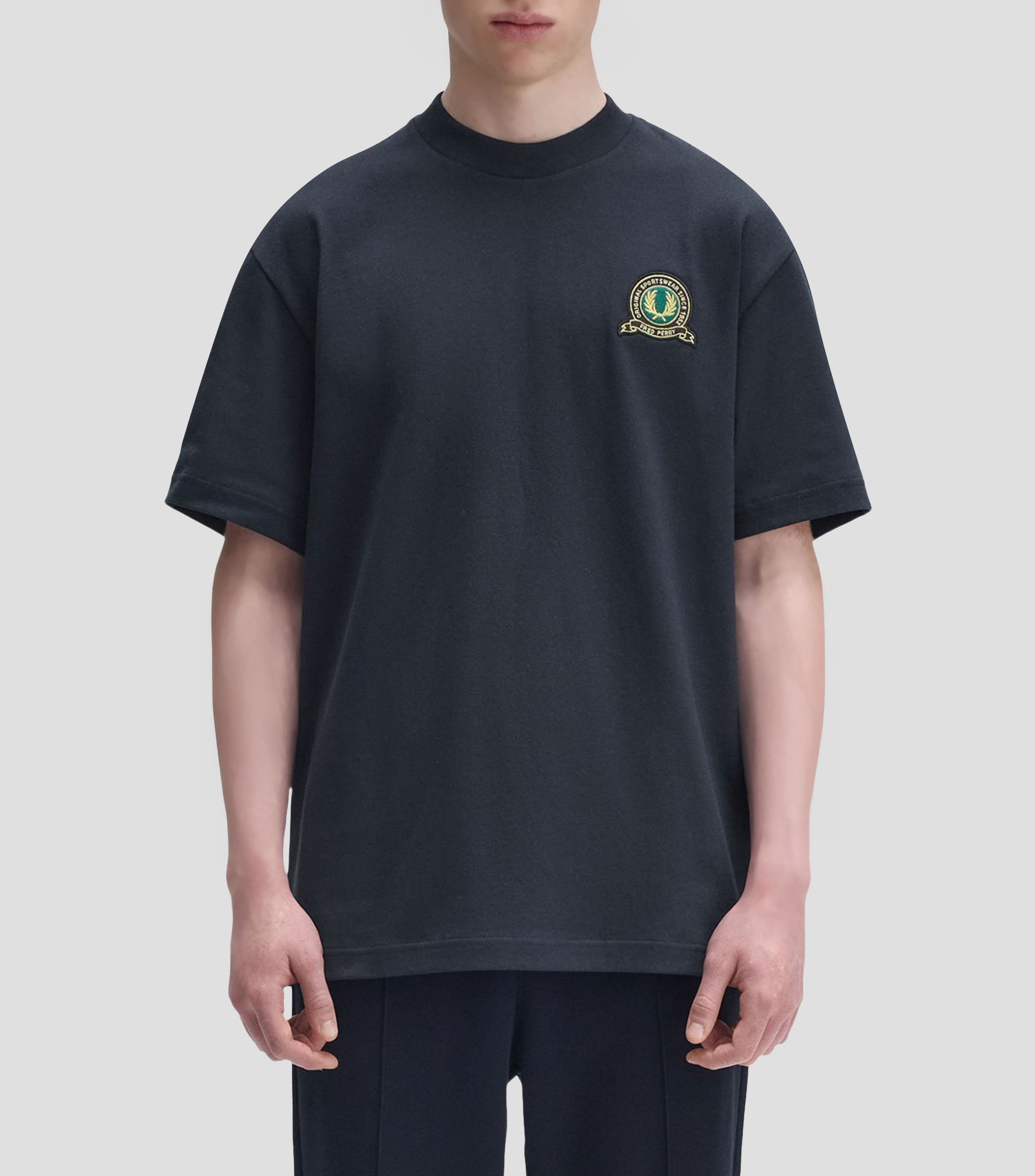 Playera cuello redondo manga corta lisa Hombre